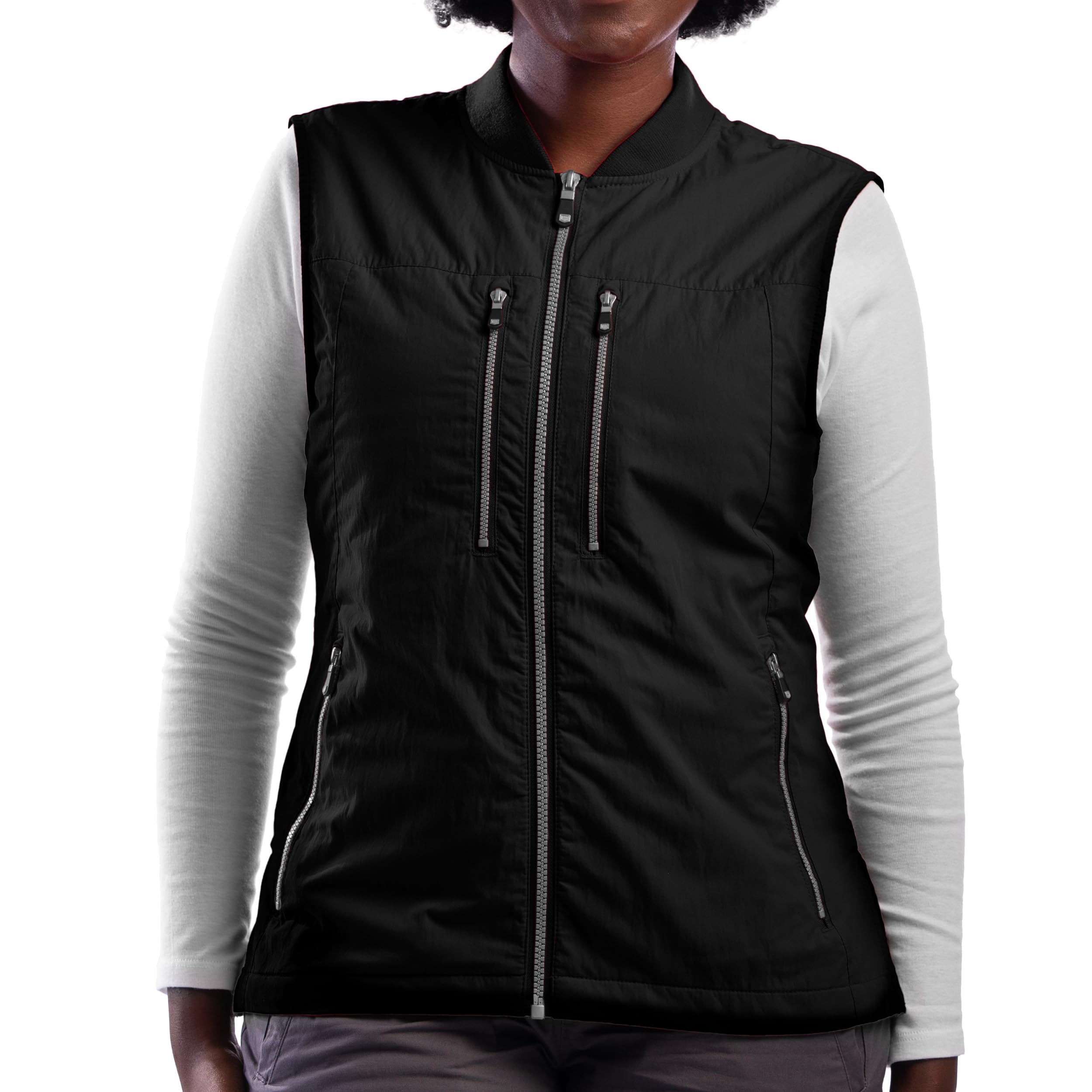 SCOTTeVEST 101 Vest for Women - 9 Hidden Pockets - Water Repellent for Travel & More