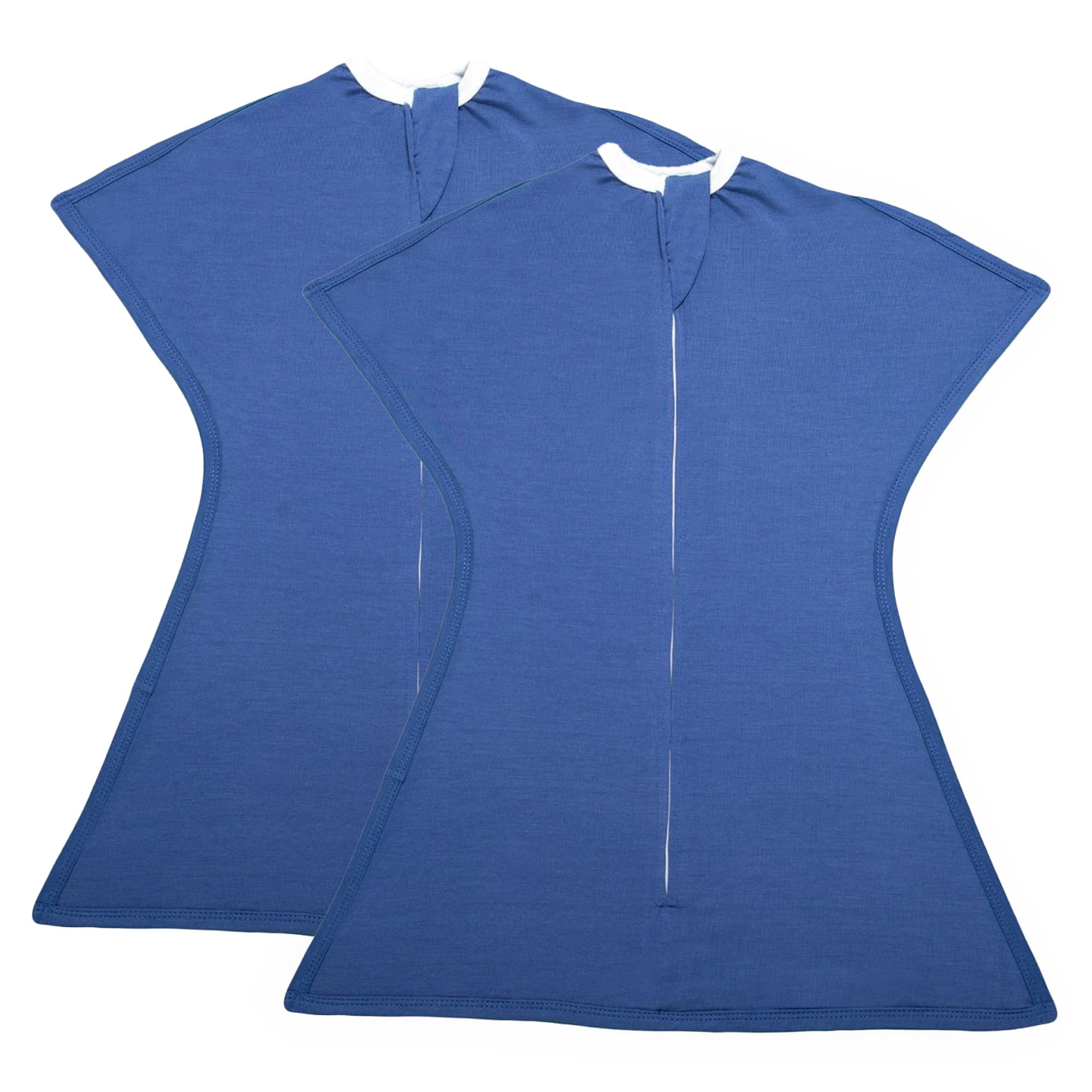 SleepingBaby Zipadee-Zip Transition Swaddle - Cozy Baby Swaddle Blanket with Zipper Convenience - Roomy Wearable Blanket for Easy Diaper Changes - Classic Lavender, Medium (6-12 Month) - 2 Pack