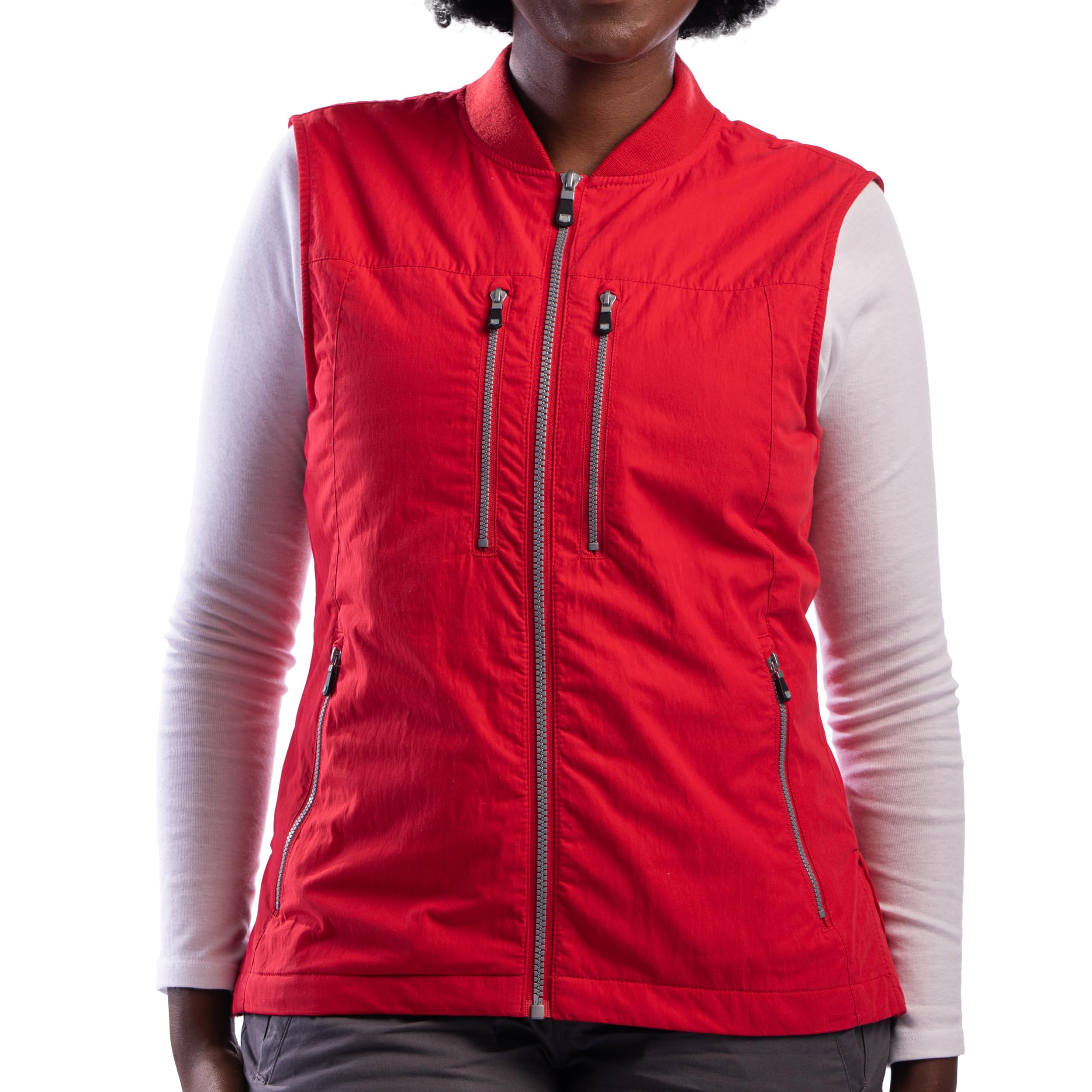 SCOTTeVEST 101 Vest for Women - 9 Hidden Pockets - Water Repellent for Travel & More