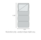 Love to Dream Swaddle Up Transition Swaddle, Patented Zip-Off Wings, Gently Help Baby Transition from Being Swaddled to Arms Free When Showing Signs of Rolling, 1.0 TOG, 13-19 lbs, Gray