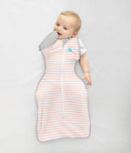 Love to Dream Swaddle Up Transition Swaddle, Patented Zip-Off Wings, Gently Help Baby Transition from Being Swaddled to Arms Free When Showing Signs of Rolling, 1.0 TOG, 13-19 lbs, Gray