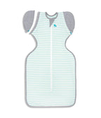 Love to Dream Swaddle Up Transition Swaddle, Patented Zip-Off Wings, Gently Help Baby Transition from Being Swaddled to Arms Free When Showing Signs of Rolling, 1.0 TOG, 13-19 lbs, Gray