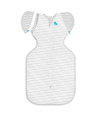 Love to Dream Swaddle Up Transition Swaddle, Patented Zip-Off Wings, Gently Help Baby Transition from Being Swaddled to Arms Free When Showing Signs of Rolling, 1.0 TOG, 13-19 lbs, Gray