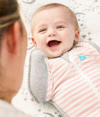 Love to Dream Swaddle Up Transition Swaddle, Patented Zip-Off Wings, Gently Help Baby Transition from Being Swaddled to Arms Free When Showing Signs of Rolling, 1.0 TOG, 13-19 lbs, Gray