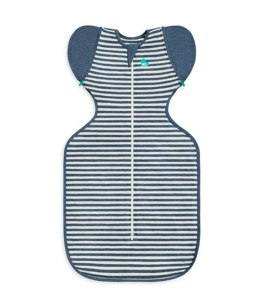 Love to Dream Swaddle Up Transition Swaddle, Patented Zip-Off Wings, Gently Help Baby Transition from Being Swaddled to Arms Free When Showing Signs of Rolling, 1.0 TOG, 13-19 lbs, Gray