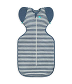 Love to Dream Swaddle Up Transition Swaddle, Patented Zip-Off Wings, Gently Help Baby Transition from Being Swaddled to Arms Free When Showing Signs of Rolling, 1.0 TOG, 13-19 lbs, Gray