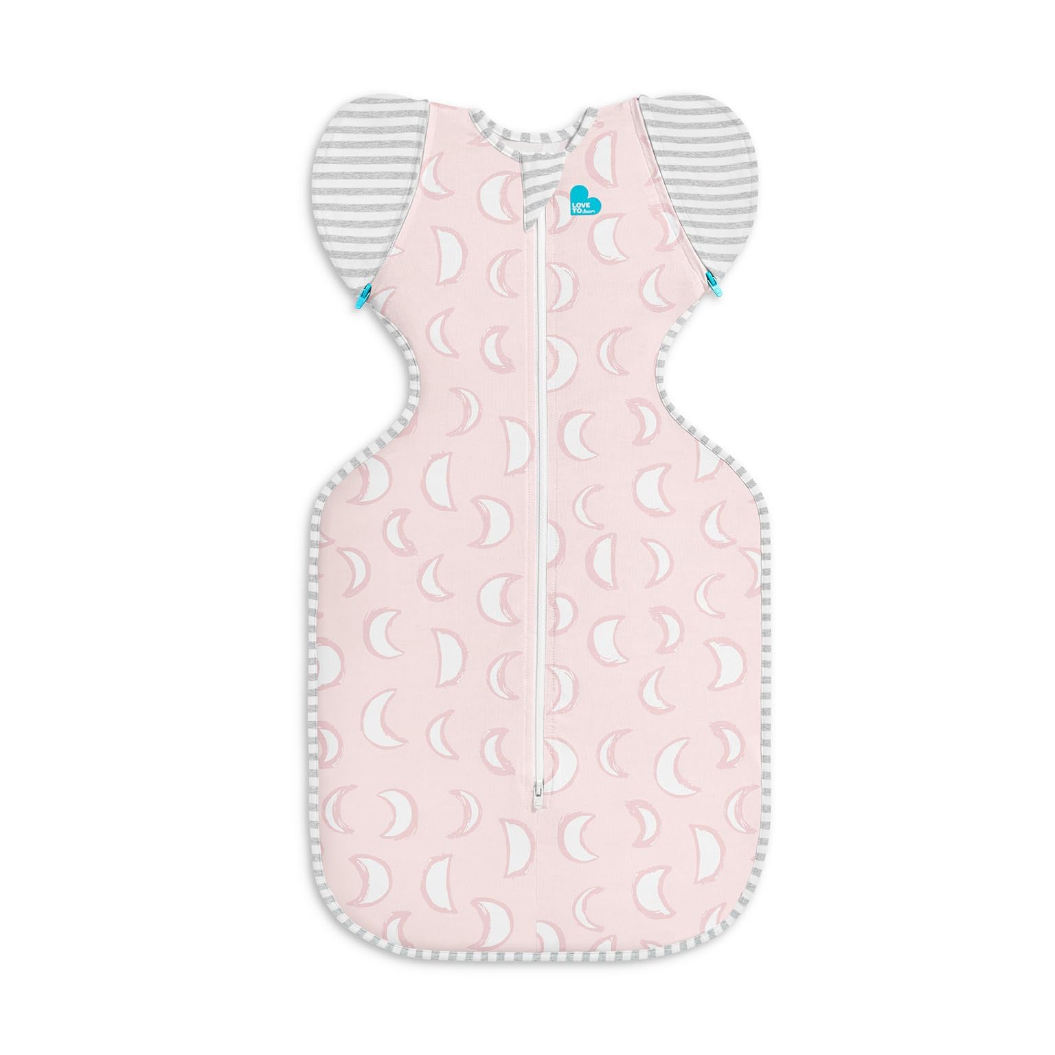 Love to Dream Swaddle Up Transition Swaddle, Patented Zip-Off Wings, Gently Help Baby Transition from Being Swaddled to Arms Free When Showing Signs of Rolling, 1.0 TOG, 13-19 lbs, Gray