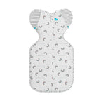 Love to Dream Swaddle Up Transition Swaddle, Patented Zip-Off Wings, Gently Help Baby Transition from Being Swaddled to Arms Free When Showing Signs of Rolling, 1.0 TOG, 13-19 lbs, Gray
