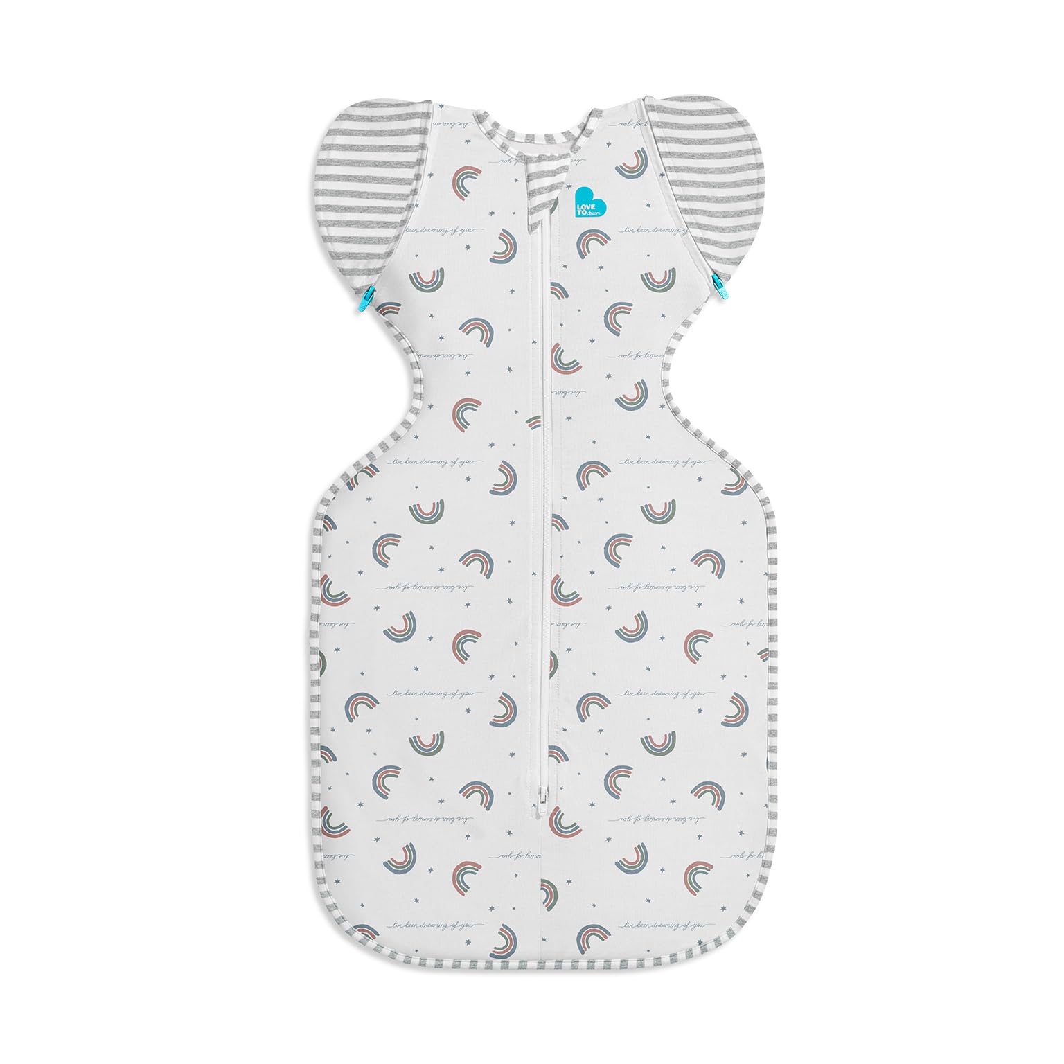 Love to Dream Swaddle Up Transition Swaddle, Patented Zip-Off Wings, Gently Help Baby Transition from Being Swaddled to Arms Free When Showing Signs of Rolling, 1.0 TOG, 13-19 lbs, Gray