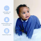 SleepingBaby Zipadee-Zip Transition Swaddle - Cozy Baby Swaddle Blanket with Zipper Convenience - Roomy Wearable Blanket for Easy Diaper Changes - Classic Lavender, Medium (6-12 Month) - 2 Pack