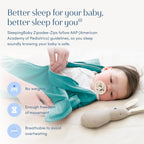 SleepingBaby Zipadee-Zip Transition Swaddle - Cozy Baby Swaddle Blanket with Zipper Convenience - Roomy Wearable Blanket for Easy Diaper Changes - Classic Lavender, Medium (6-12 Month) - 2 Pack