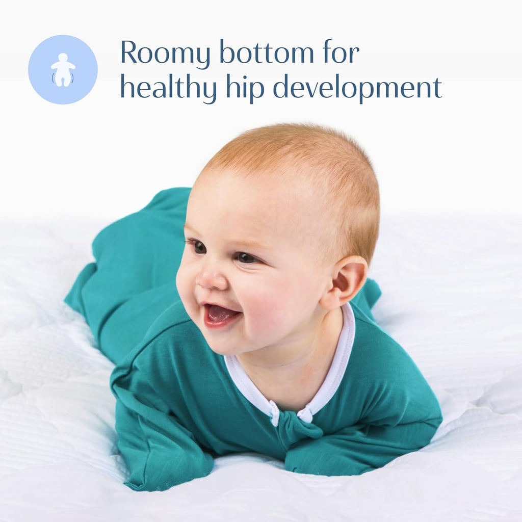 SleepingBaby Zipadee-Zip Transition Swaddle - Cozy Baby Swaddle Blanket with Zipper Convenience - Roomy Wearable Blanket for Easy Diaper Changes - Classic Lavender, Medium (6-12 Month) - 2 Pack