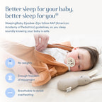 SleepingBaby Zipadee-Zip Transition Swaddle - Cozy Baby Swaddle Blanket with Zipper Convenience - Roomy Wearable Blanket for Easy Diaper Changes - Classic Lavender, Medium (6-12 Month) - 2 Pack