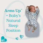 Love to Dream Swaddle Up Transition Swaddle, Patented Zip-Off Wings, Gently Help Baby Transition from Being Swaddled to Arms Free When Showing Signs of Rolling, 1.0 TOG, 13-19 lbs, Gray