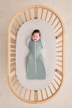 Love to Dream Swaddle Up Transition Swaddle, Patented Zip-Off Wings, Gently Help Baby Transition from Being Swaddled to Arms Free When Showing Signs of Rolling, 1.0 TOG, 13-19 lbs, Gray