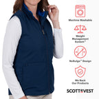 SCOTTeVEST Best Travel Vest for Women - 24 Hidden Pockets - Water Repellent for Travel & More